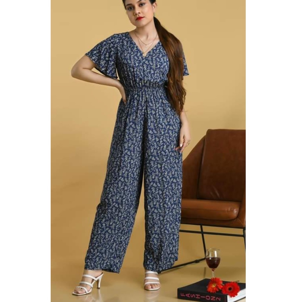 Holebrook Sweden Navy Belted Jumpsuit Size S